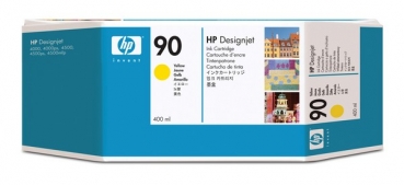 HP 90 DesignJet Ink Cartridge 3-pack, 3x 400 ml, yellow