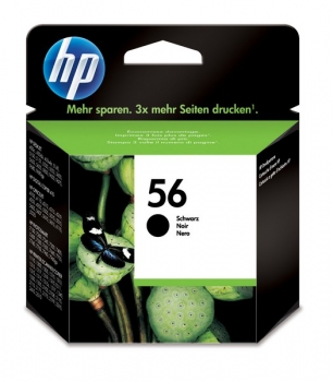 HP 56 Ink Cartridge, black, 19ml