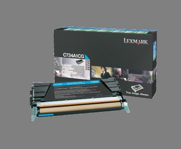 Lexmark Toner Cartridge C734A1CG, cyan