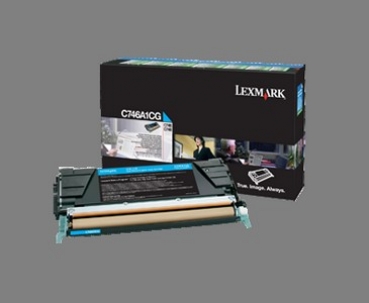 Lexmark Toner Cartridge C746A1CG, cyan