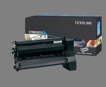 Lexmark Toner Cartridge C782X2CG, cyan