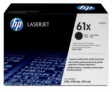 HP 61X Toner Cartridge C8061X, black