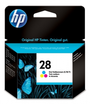 HP 28 Ink Cartridge, tri-color, 8ml