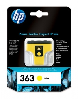 HP 363 Ink Cartridge, yellow