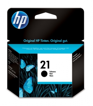 HP 21  Ink Cartridge, black, 5ml