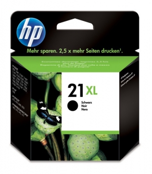 HP 21XL Ink Cartridge, black, 12ml