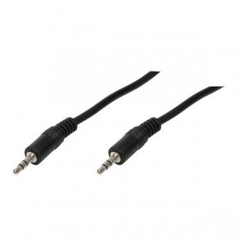 LogiLink Audio Stereo Cable, black, 0.2m, 
3.5mm Male/Male