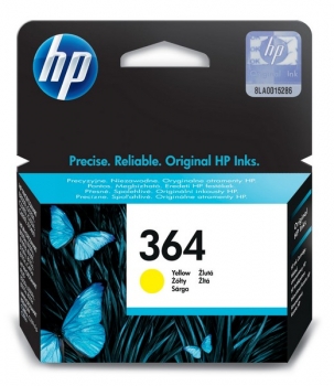 HP 364 Ink Cartridge, yellow