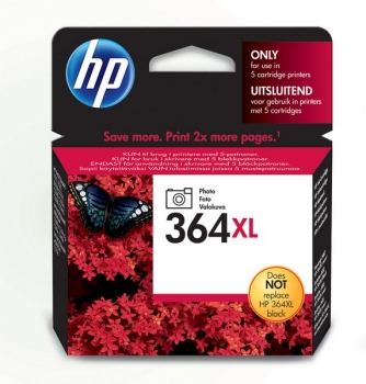 HP 364XL Photo Ink Cartridge, black