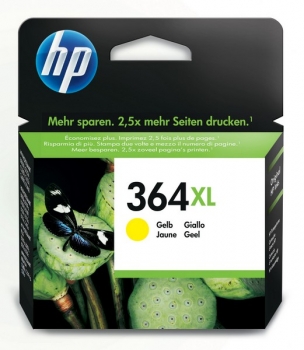 HP 364XL Ink Cartridge, yellow