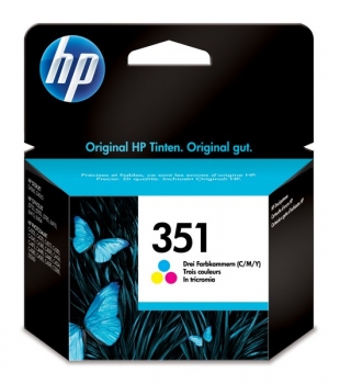HP 351 Ink Cartridge, tri-color