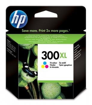 HP 300XL Ink Cartridge, tri-color