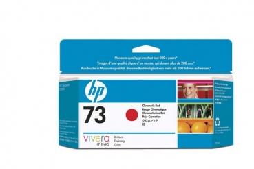 HP 73 DesignJet Ink Cartridge, 130ml, chromatic red