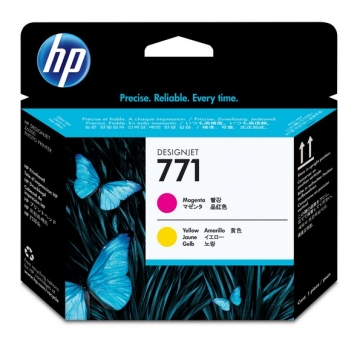 HP 771 DesignJet Printhead, magenta & yellow