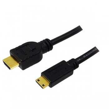 LogiLink HDMI Adapter Cable, black, 3.0m 
HDMI Male to Mini HDMI Male, gold-plated