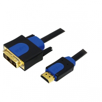 LogiLink HDMI Adapter Cable, black, 1.0m 
HDMI Male to DVI-D (18+1) Male, gold-plated, boxed