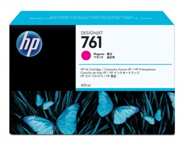 HP 761 DesignJet Ink Cartridge, 400ml, magenta