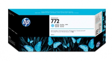 HP 772 DesignJet Ink Cartridge, 300ml, light cyan