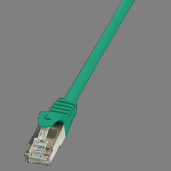 LogiLink Patch Cable CAT5E F/UTP, green 10m