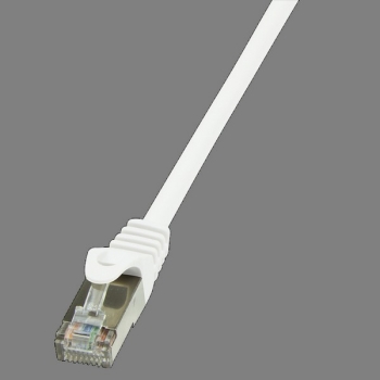 LogiLink Patch Cable CAT6 F/UTP, white 0.25m