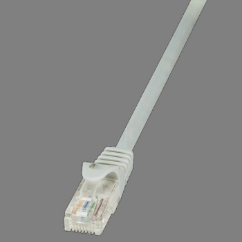LogiLink Patch Cable CAT6 U/UTP, grey 1.0m