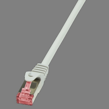 LogiLink Patch Cable CAT6 S/FTP, grey 0.25m