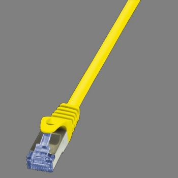 LogiLink Patch Cable CAT6A S/FTP, yellow 0.5m