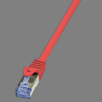 LogiLink Patch Cable CAT6A S/FTP, red 5.0m