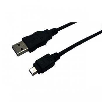 LogiLink USB 2.0 to USB Mini Cable, black, 1.8m, 
USB-A Male to USB Mini 5-pin Male