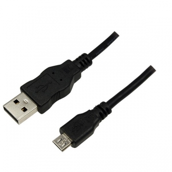 LogiLink USB 2.0 to Micro USB Cable, black, 1.8m, 
USB-A Male to Micro USB-B Male