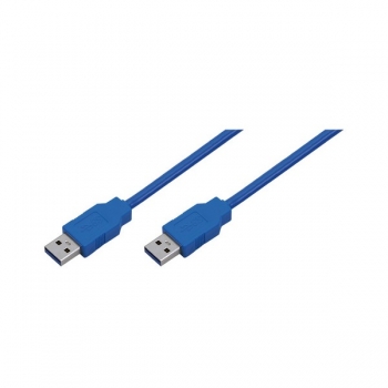 LogiLink USB 3.0 Cable, blue, 1.0m, 
USB-A Male to USB-A Male