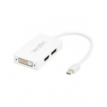 LogiLink Mini DP to DVI, DP & HDMI Adapter, 
Mini DP 20-pin Male to DVI-D, DP & HDMI Female