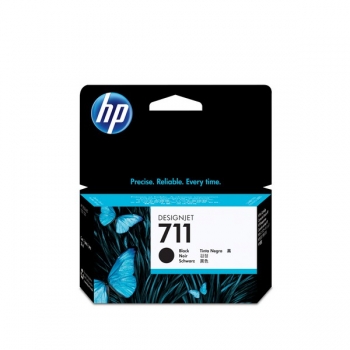 HP 711 DesignJet Ink Cartridge, 38ml, black