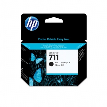 HP 711 DesignJet Ink Cartridge, 80ml, black