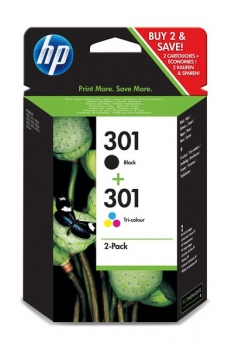 HP 301 Ink Cartridge, 4-pack