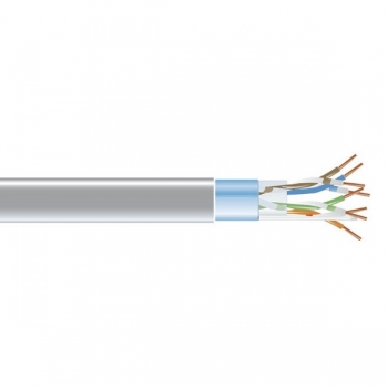 BlackBox GigaBase 350 CAT5e Solid Bulk Cable,
F/UTP 24AWG, PVC, 1,000-ft. / 305m, gray