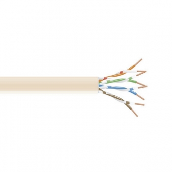 BlackBox GigaTrue 550 CAT6 Stranded Bulk Cable, 
UTP 24AWG, PVC, 1,000-ft. / 305m, beige