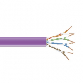 BlackBox GigaTrue 550 CAT6 Stranded Bulk Cable, 
UTP 24AWG, PVC, 1,000-ft. / 305m, purple