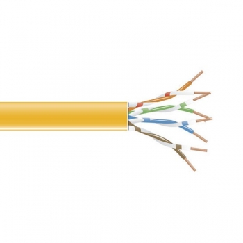 BlackBox GigaTrue 550 CAT6 Stranded Bulk Cable,  
UTP 24AWG, PVC, 1,000-ft. / 305m, orange