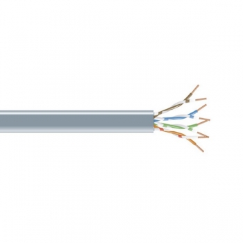 BlackBox GigaBase 350 CAT5e Stranded Bulk Cable,
UTP 24AWG, PVC, 1,000-ft. / 305m, grey