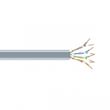 BlackBox GigaBase 350 CAT5e Stranded Bulk Cable,
UTP 24AWG, PVC, 1,000-ft. / 305m, grey