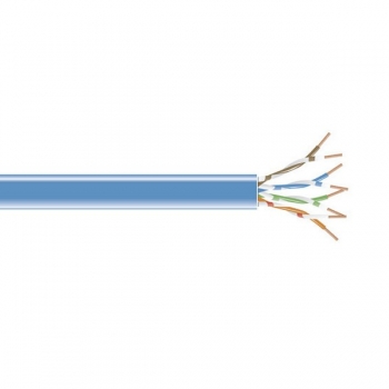 BlackBox GigaBase 350 CAT5e Stranded Bulk Cable,
UTP 24AWG, PVC, 1,000-ft. / 305m, blue