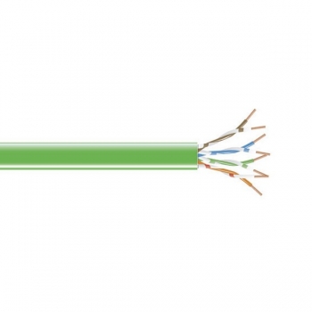 BlackBox GigaBase 350 CAT5e Stranded Bulk Cable,
UTP 24AWG, PVC, 1,000-ft. / 305m, green