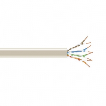 BlackBox GigaBase 350 CAT5e Stranded Bulk Cable,
UTP 24AWG, PVC, 1,000-ft. / 305m, beige