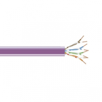 BlackBox GigaBase 350 CAT5e Stranded Bulk Cable,
UTP 24AWG, PVC, 1,000-ft. / 305m, purple