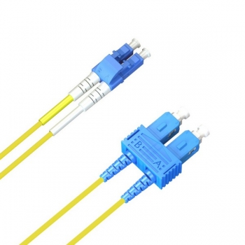 ACS FO Duplex Patch Cable, 9/125 (SM), OS1/OS2,
LC-SC, LSZH, yellow, 15.0m