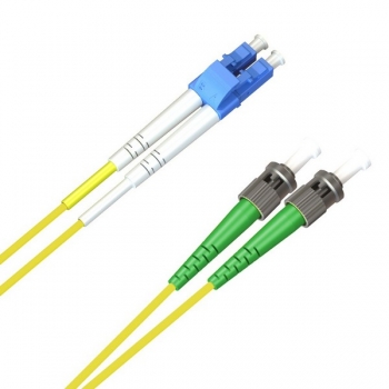 ACS FO Duplex Patch Cable, 9/125 (SM), OS1/OS2,
LC-ST, LSZH, yellow, 15.0m