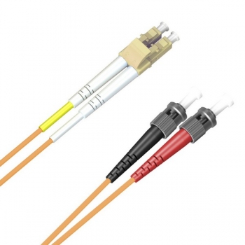 ACS FO Duplex Patch Cable, 50/125 (MM), OM2,
LC-ST, LSZH, orange, 5.0m