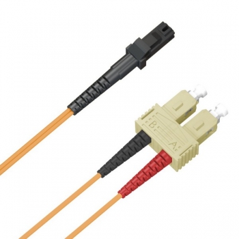 ACS FO Duplex Patch Cable, 50/125 (MM), OM2, 
MTRJ-SC, LSZH, orange, 10.0m