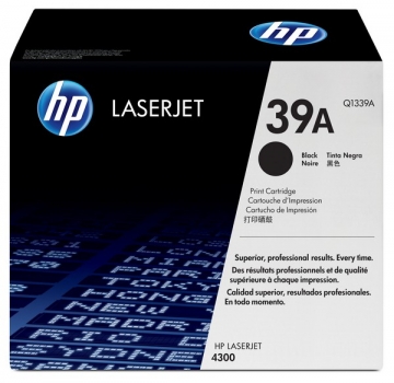 HP 39A Toner Cartridge Q1339A, black